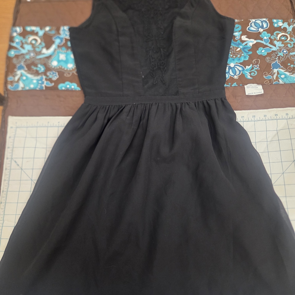Elegant Black Mini Dress